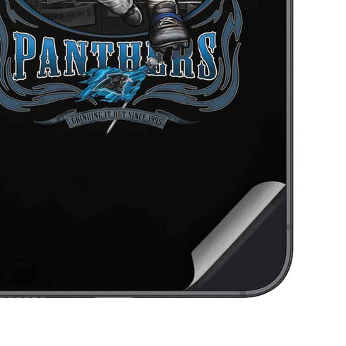 Liquid Blue NFL Carolina Panthers Running Back Galaxy S25 Skin